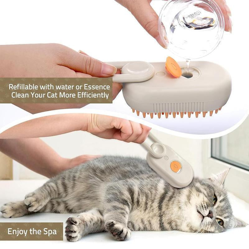 Revolutionize Pet Grooming with the 3-In-1 Cat Steam Brush – Perfect for Cats and Dogs!