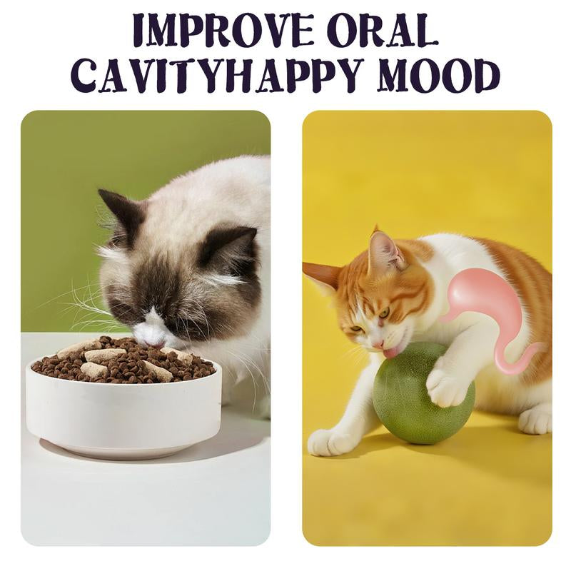 Cats Can'T Resist It: Natural Giant Catnip Ball - 10Cm, Safe & Edible, Regulates Intestinal Health, for Cats to Chew and Play With, a Super Fun Toy